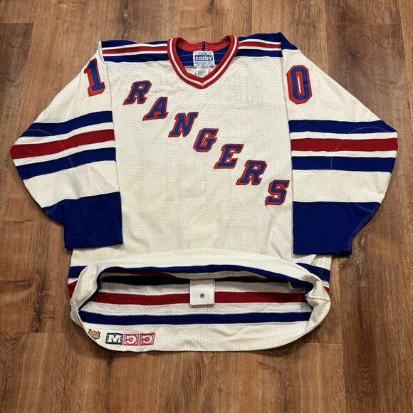 Vintage New York Rangers Petr Nedved Jersey CCM Cosby Authentic NHL Hockey 50 - Picture 1 of 8